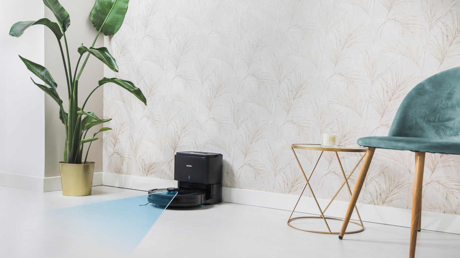 Navegación láser: crea un mapa interactivo de tu casa para una limpieza precisa y personalizada de todos los espacios de tu hogar, sin importar la cantidad de luz ambiental.