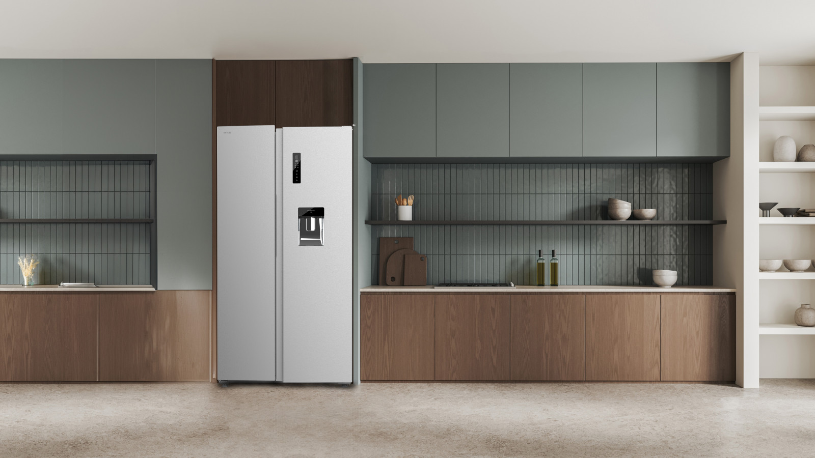 Frigorífico SBS con 559 litros de capacidad. Clase E: clasificación energética óptima para un frigorífico. compresor inverter plus: ahorro de energía y de dinero. Gracias al sistema se mantiene la temperatura interior del frigorífico sin incurrir en mayor gasto, midiendo las condiciones que hay en el interior del frigorífico y gestiona el funcionamiento en consecuencia.