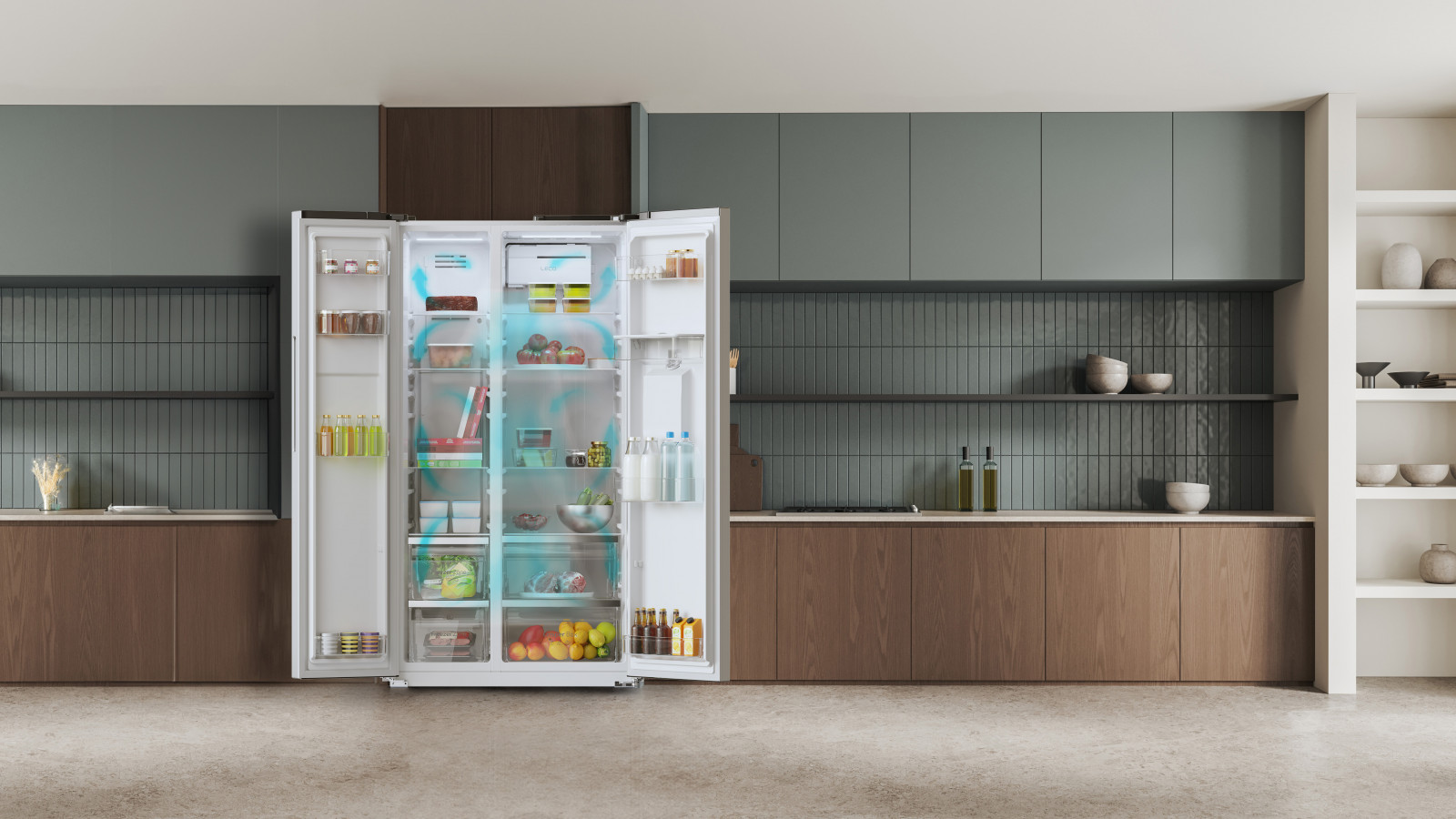 Fast Cooling: mayor rapidez en la refrigeración de los alimentos. Fast Freezing: congelado de manera ultrarrápida.