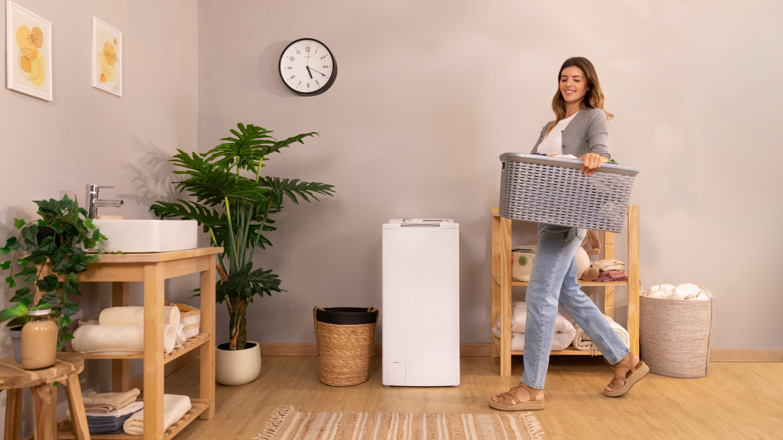 Drum Clean: limpieza automática del tambor para una higiene total. Aclarado extra: la colada efectuará un segundo enjuague una vez terminado el ciclo.