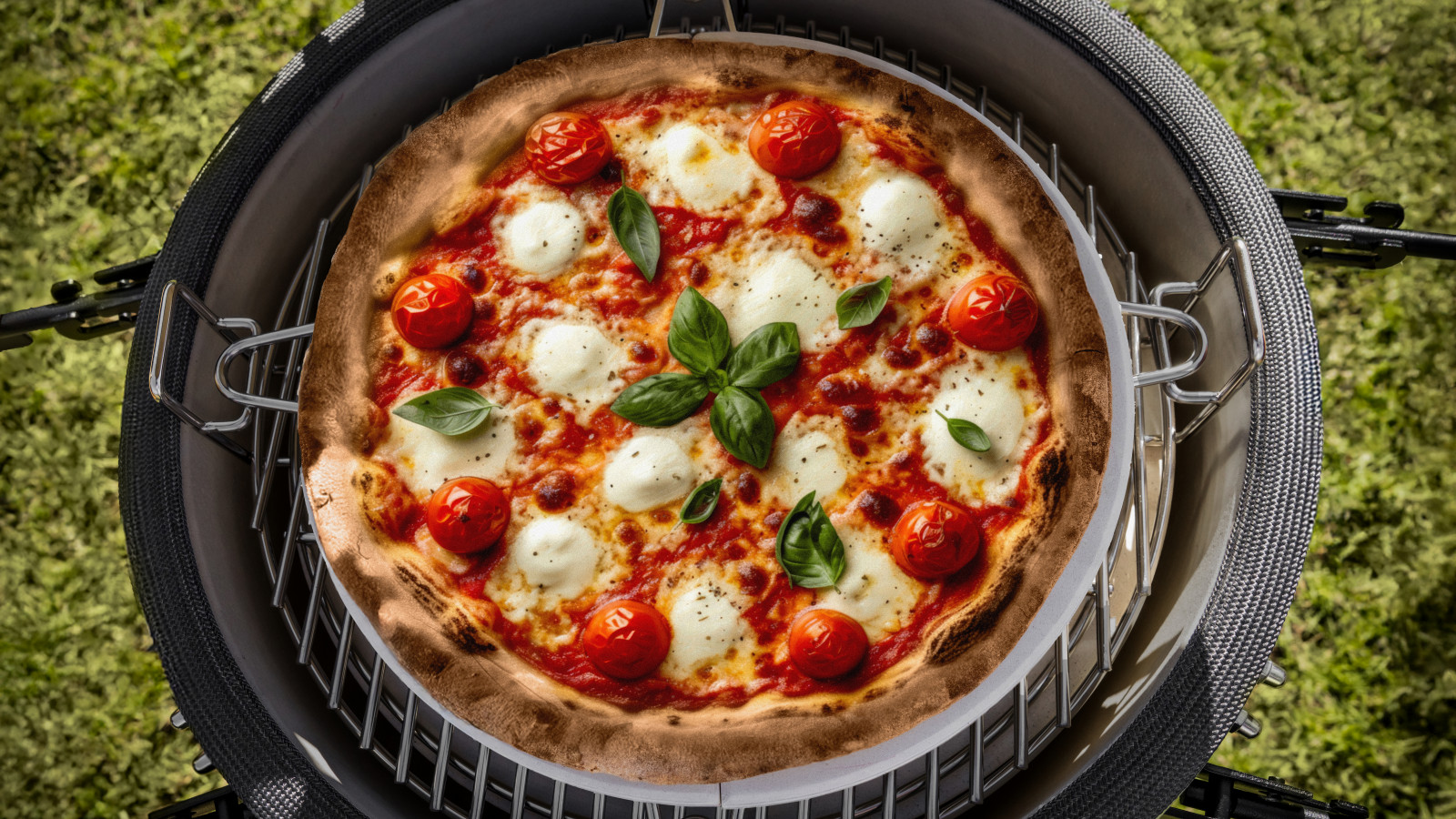 Cocina con comodidad. Espacio de cocina de 46 cm de diámetro, diseño compacto que permite cocinar cómodamente. Recetas en múltiples niveles. Sistema Rise & Feast aporta una gran versatilidad permitiendo cocinar en diferentes niveles, con rejillas y piedra para pizza divididas.