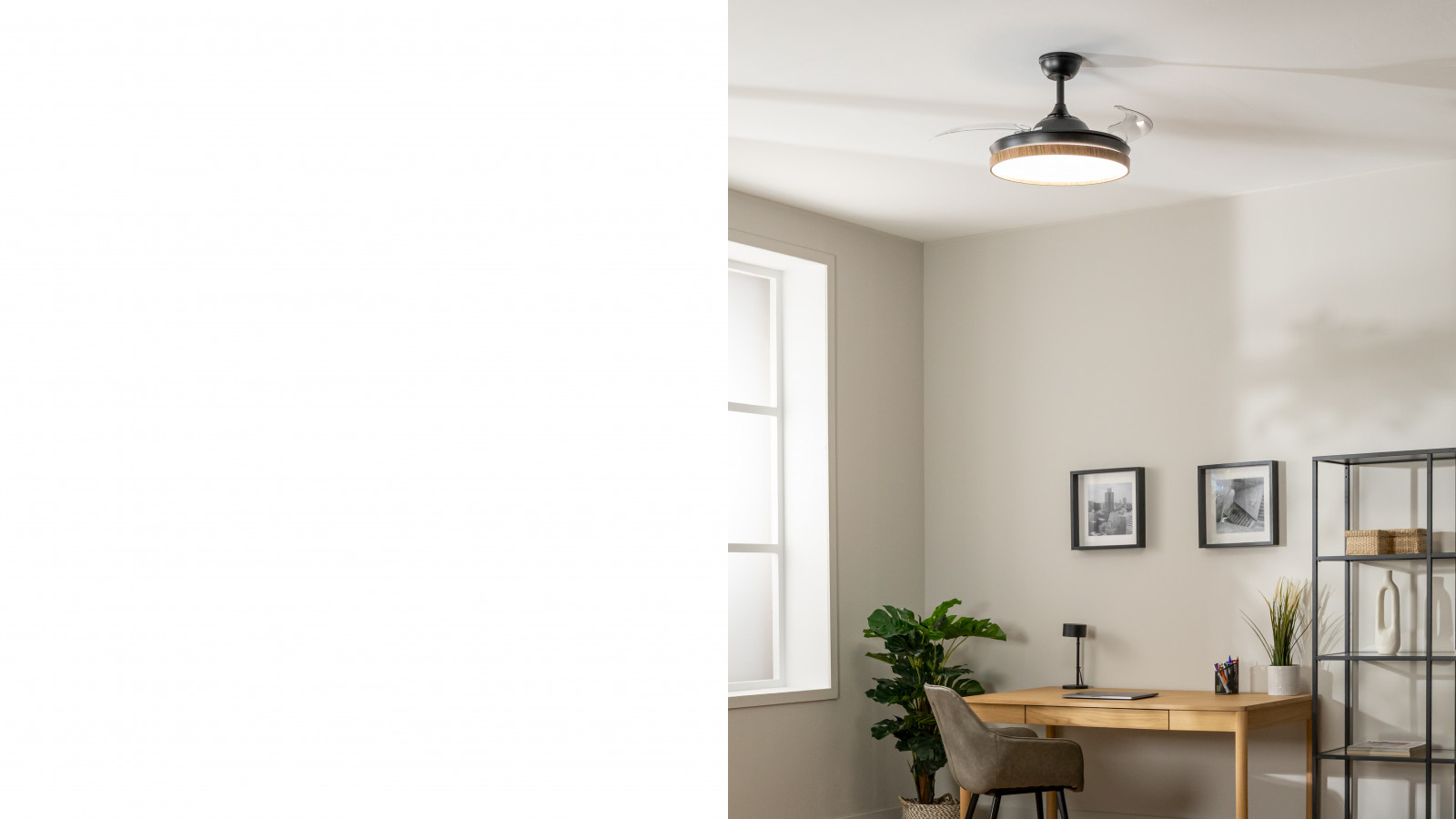 Ajusta la intensidad del flujo de aire con sus 6 velocidades, adaptando el ventilador a tus necesidades específicas para un control total del ambiente.