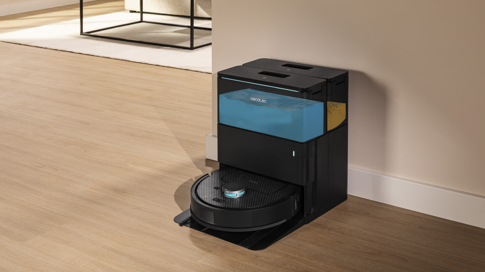 Autonomía extendida y limpieza personalizada con la app: Con hasta 240 minutos de autonomía en modo ECO y capacidad para cubrir hasta 240 m², controla el robot desde la app, define modos de limpieza, y asegura que nunca se quede a medias con su sistema Total Surface 3.0.