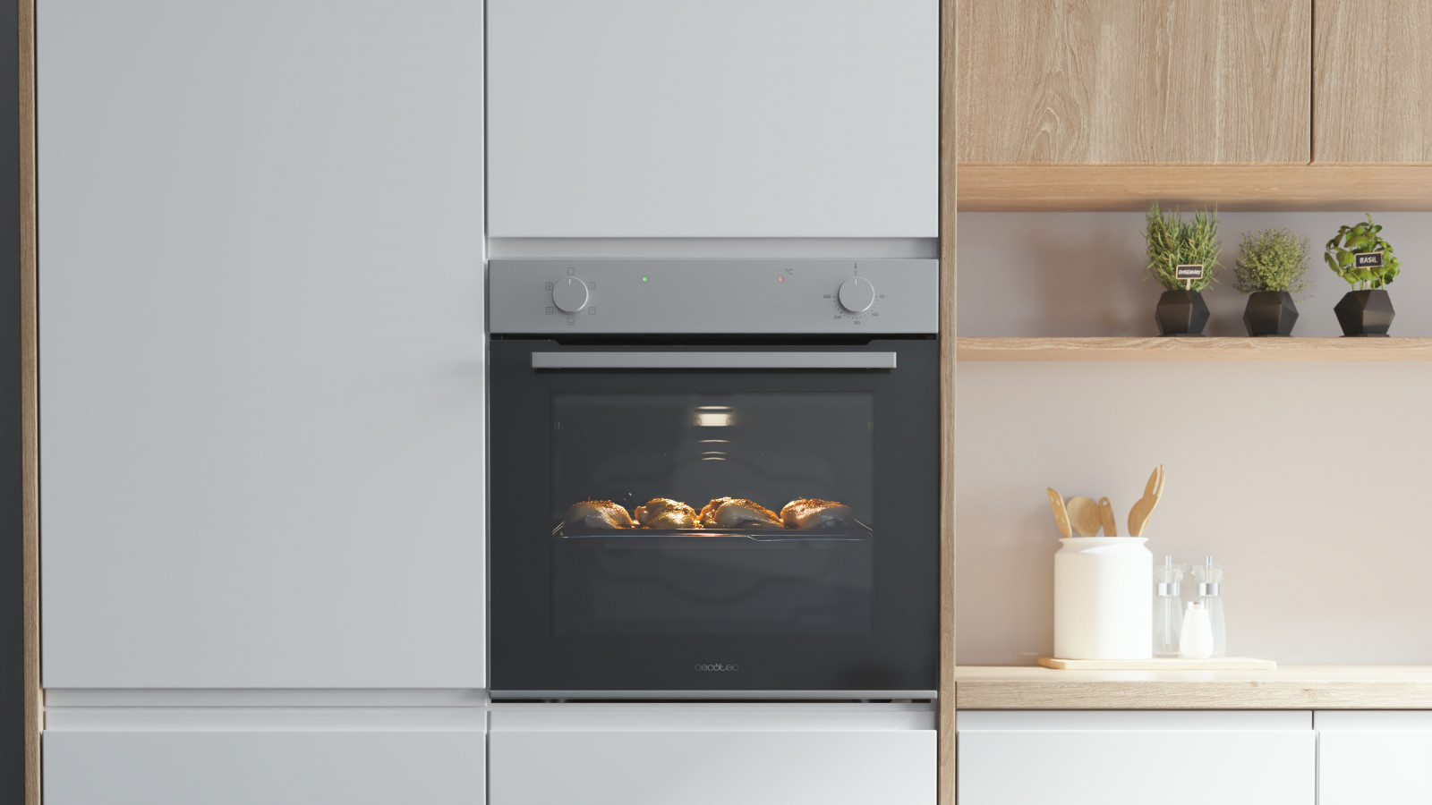 Cooling Fan: sistema de ventilación de aire para una óptima refrigeración del horno durante y después del cocinado.