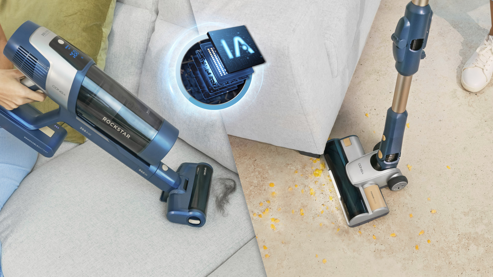 Base de autovaciado. Olvídate de tocar el polvo gracias a su base de autovaciado. Vacía automáticamente el depósito después de cada limpieza. Además, la base tiene función de carga. Cuando acabes tu limpieza, deja el aspirador en la base y olvídate del resto.