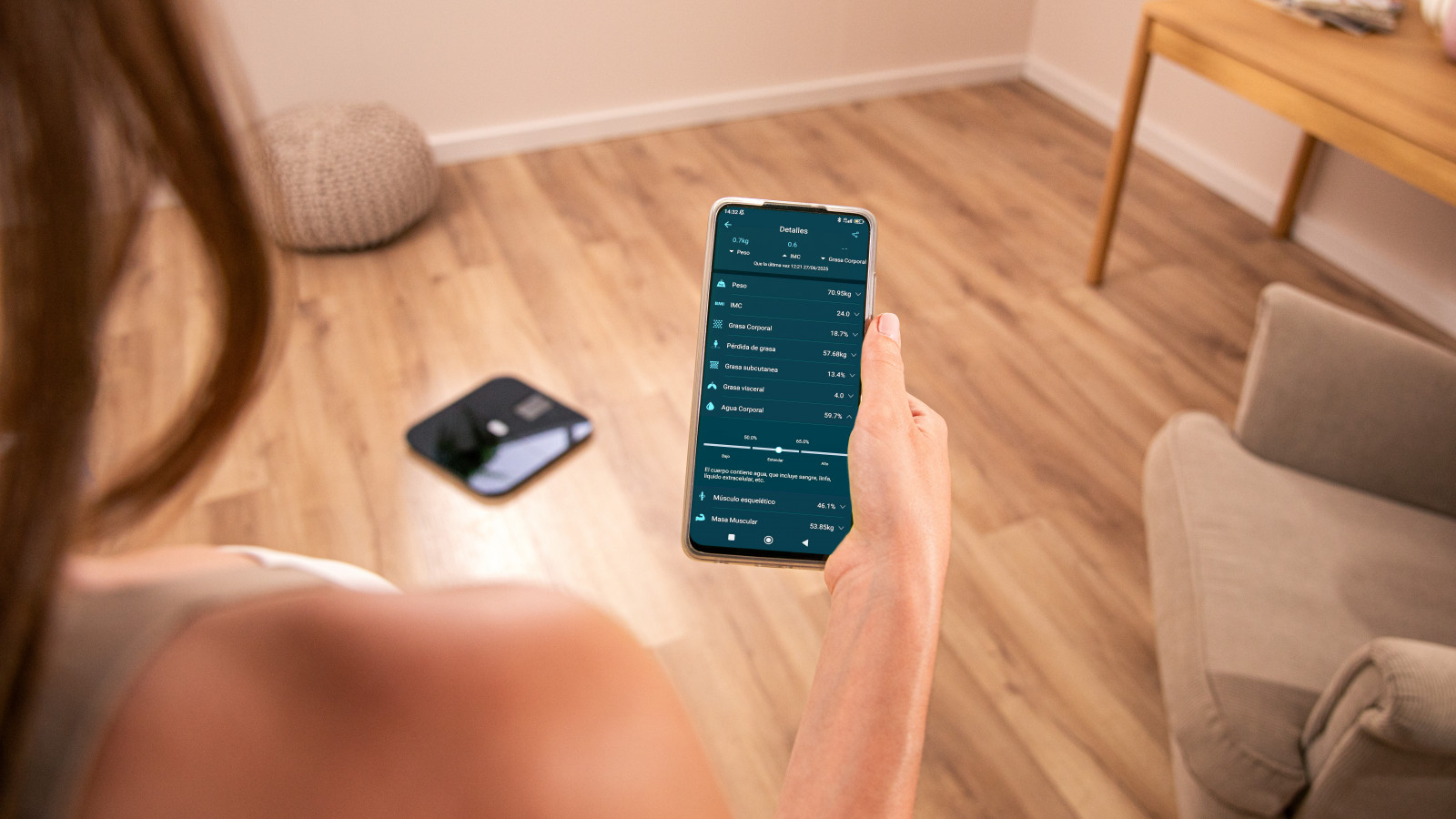 La integración con nuestra app te permitirá llevar un seguimiento detallado de tus progresos.