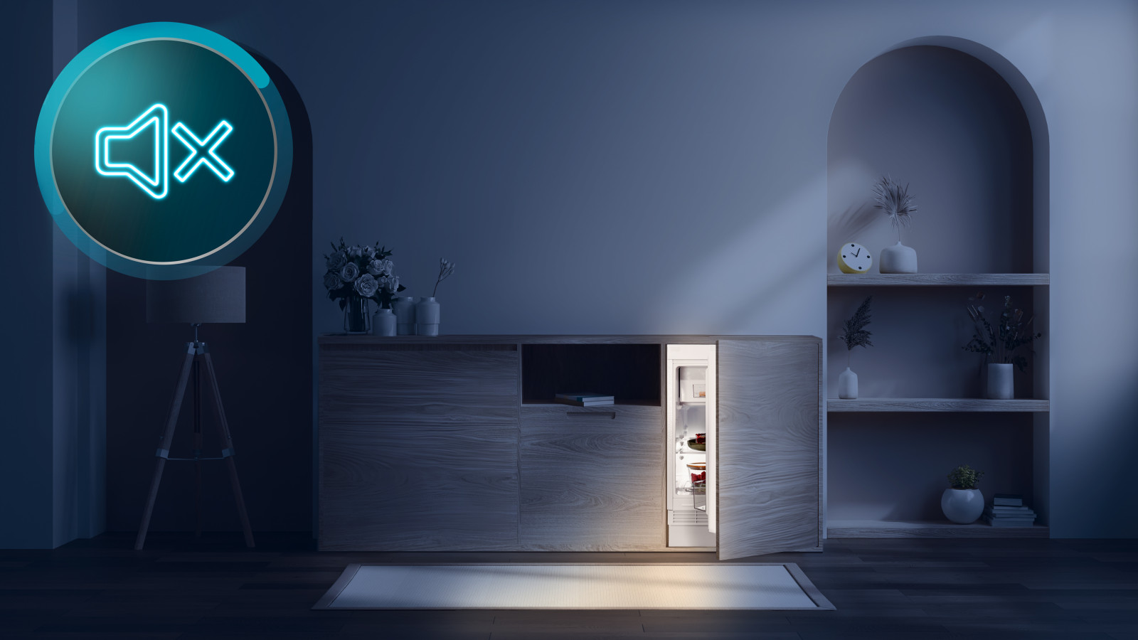 Luz LED para una fácil visión de todo el interior.
