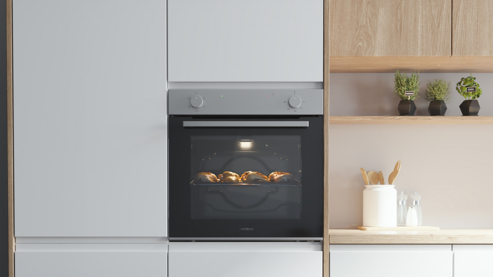Cooling Fan: sistema de ventilación de aire para una óptima refrigeración del horno durante y después del cocinado.