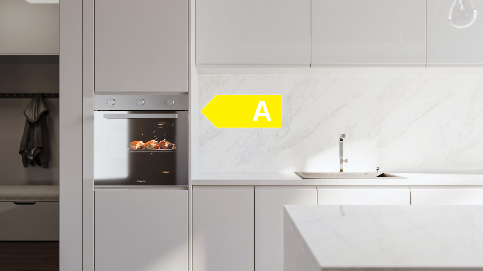 Cooling Fan: sistema de ventilación de aire para una óptima refrigeración del horno durante y después del cocinado.
