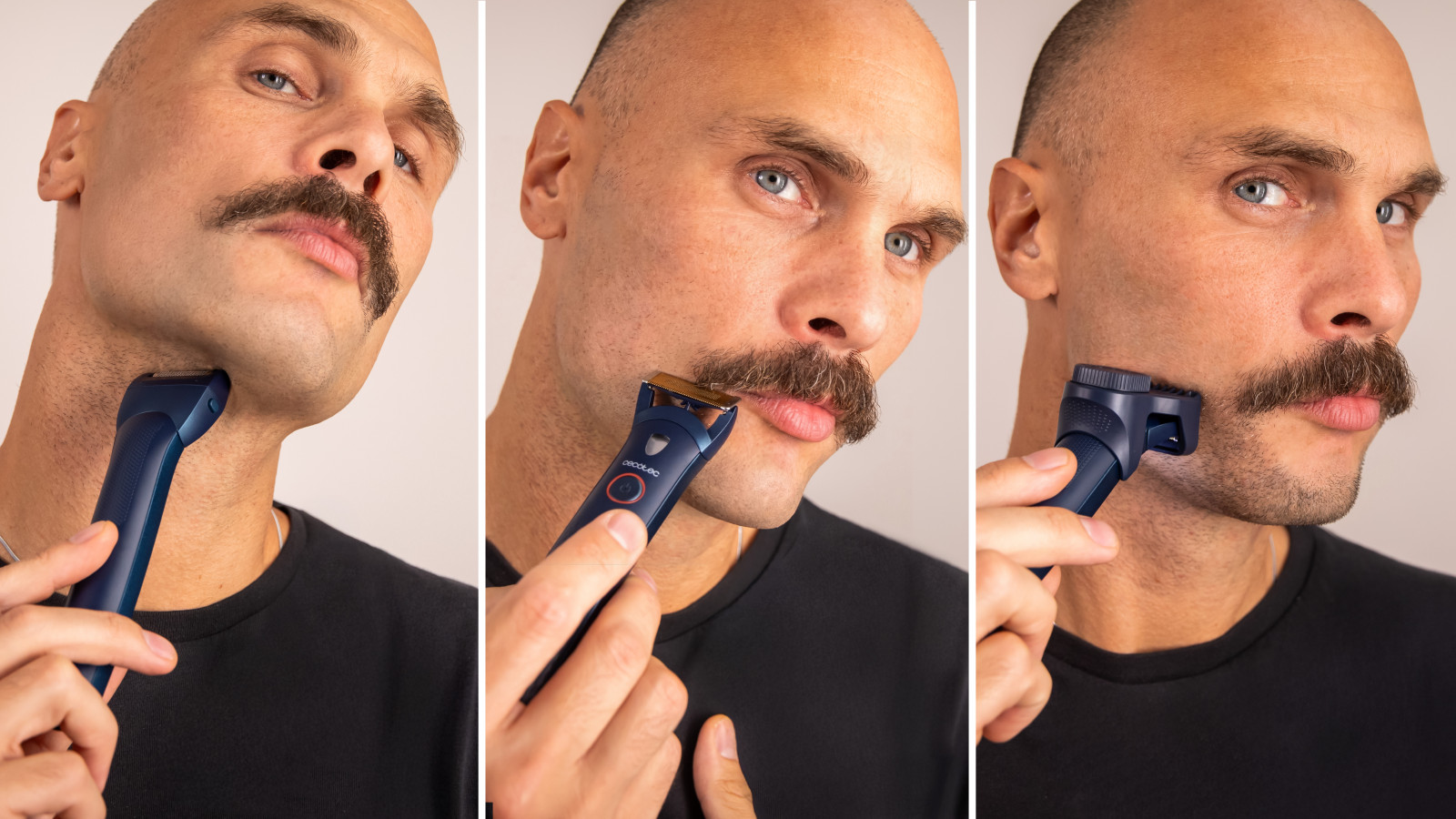 Descubre la PrecisionCare OneShave Pro, una recortadora diseñada para ofrecer un afeitado cómodo y preciso con tecnología avanzada. Equipado con cuchillas de acero inoxidable, este dispositivo asegura un corte afilado y duradero, manteniendo la calidad del afeitado con el tiempo. Las cuchillas están diseñadas para proporcionar una experiencia de afeitado suave y efectiva.