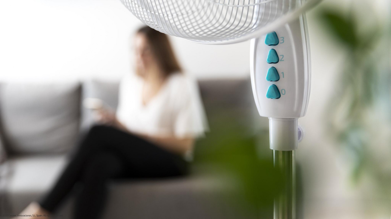 Las 3 velocidades del ventilador permiten regular la intensidad del flujo del aire en función de las necesidades de cada momento.