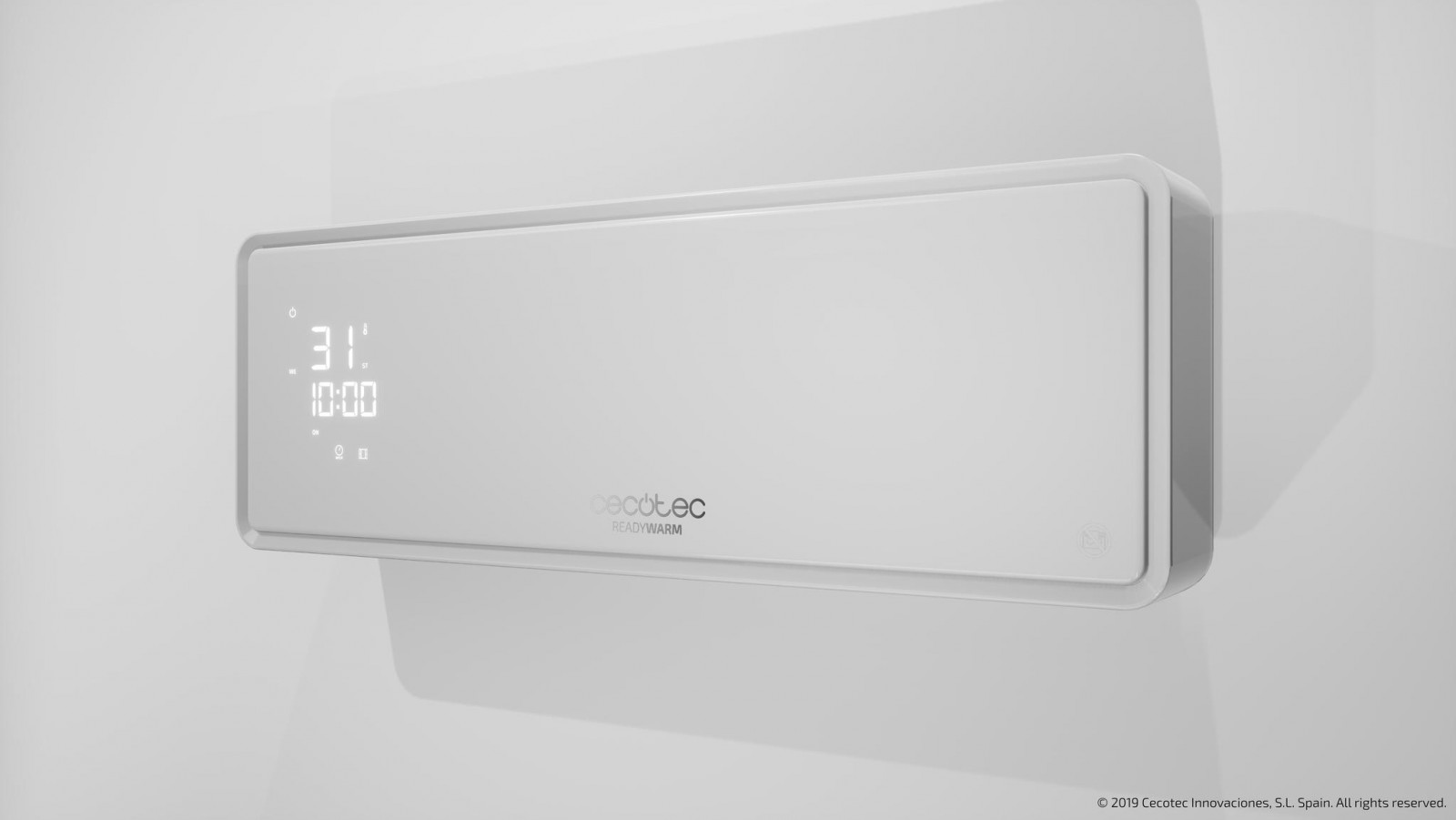 Pantalla LED para visualizar la temperatura, la programación del temporizador y el modo de funcionamiento.