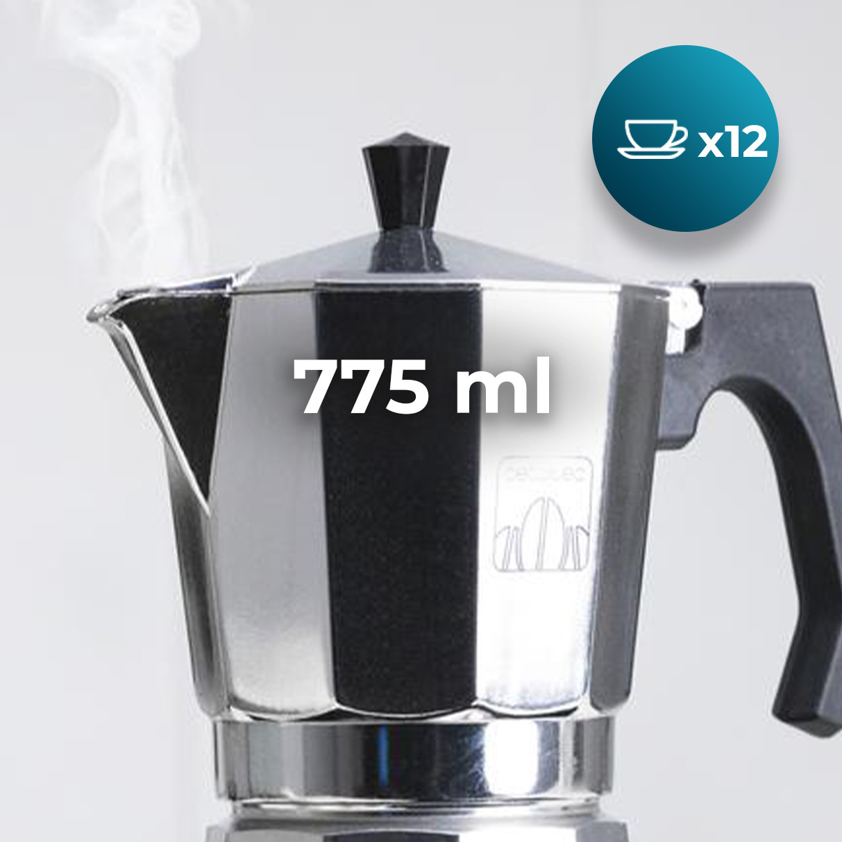 Las piezas son fácilmente desmontables. Dispone de una junta de cierre de silicona de alta calidad que asegura un cierre hermético y evita pérdidas de agua mientras se hace el café.