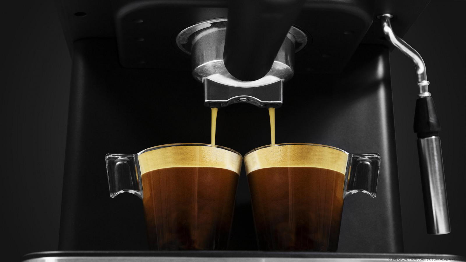 Cafetera express para café espresso y cappuccino de 850 W.