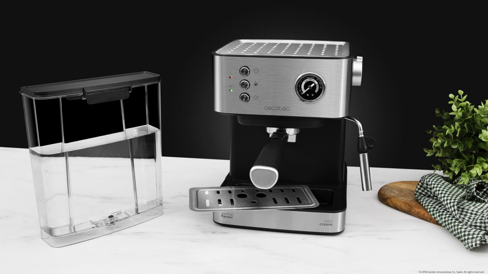 Manómetro de control Pressure Pro para comprobar la presión en tiempo real.