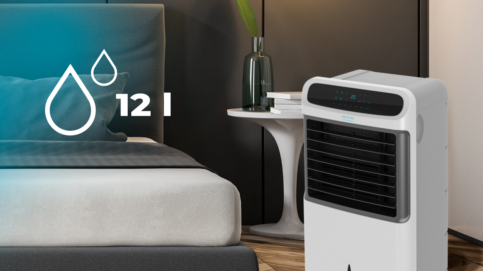 Control al alcance de tu mano: Puedes controlarlo directamente desde su mando a distancia en cualquier momento y desde cualquier lugar. Ajusta a tu gusto la temperatura, la velocidad o el temporizador y enciéndelo o apágalo cómodamente.