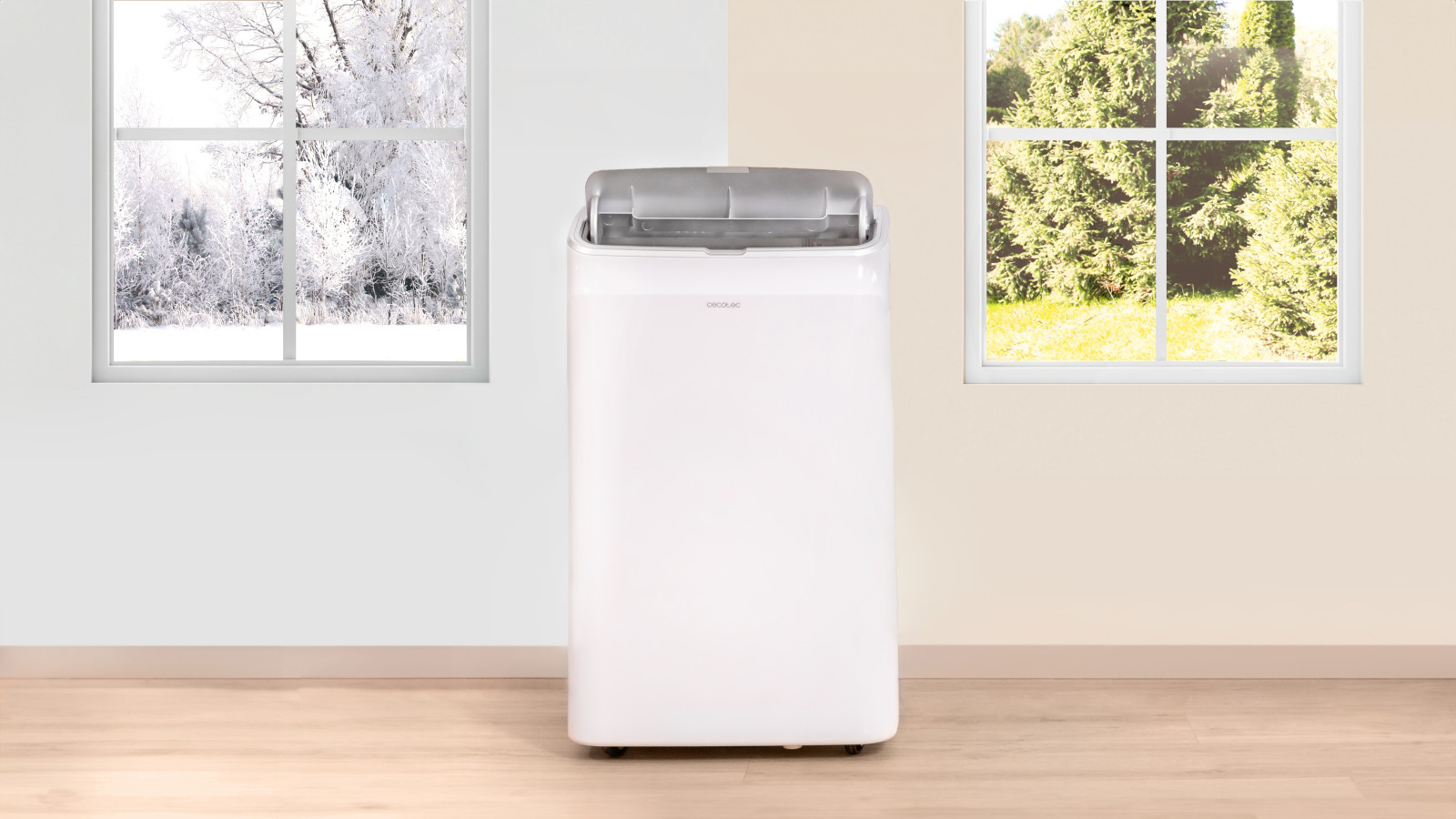 El aire acondicionado cuenta con 5 modos de funcionamiento: modo ventilador, modo refrigeración, modo calefacción, modo deshumidificación y modo noche.