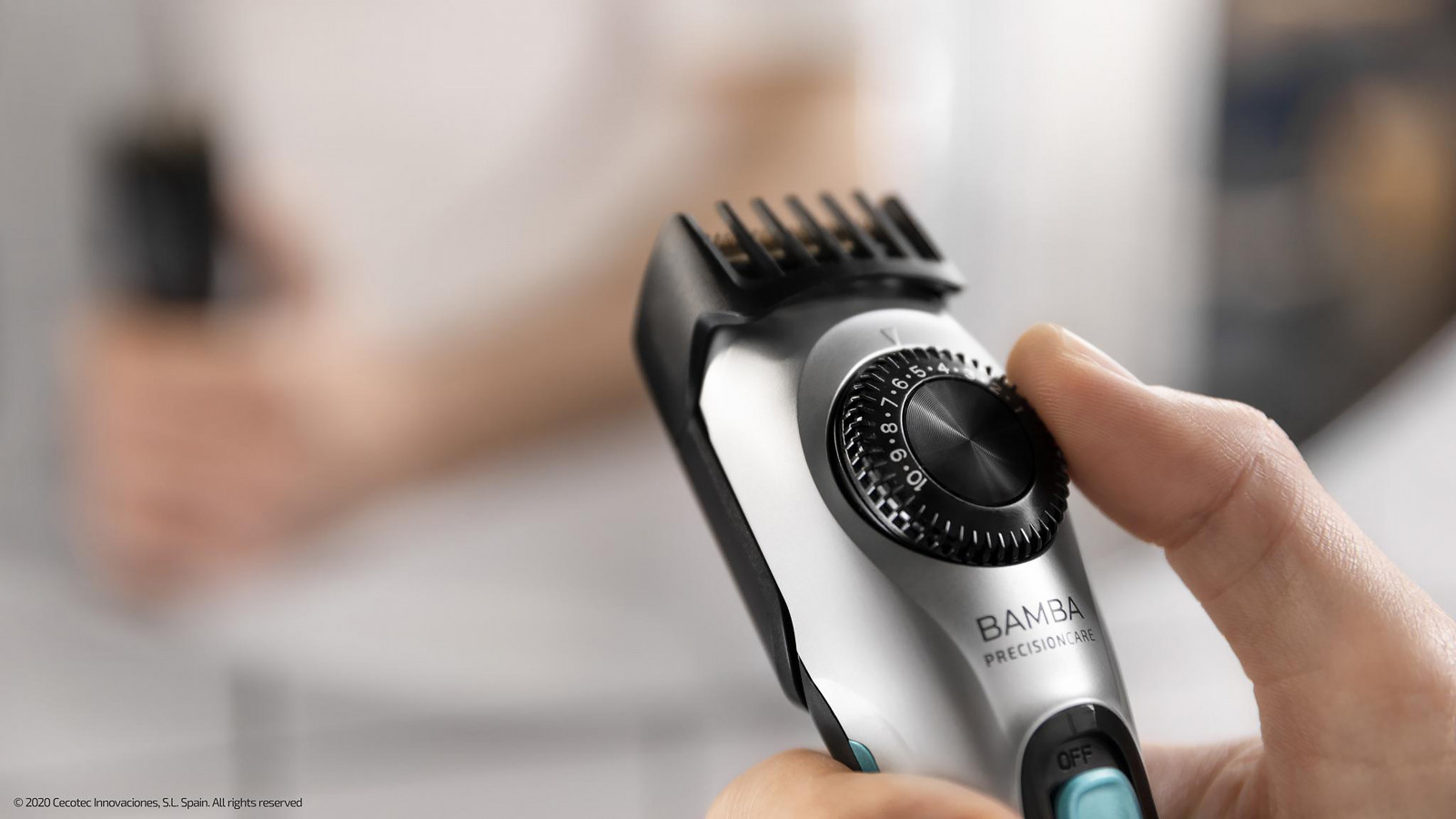 Nuestro barbero y cortapelos dispone de un dial de precisión para proporcionar 19 ajustes de longitud de 1 a 10 mm.