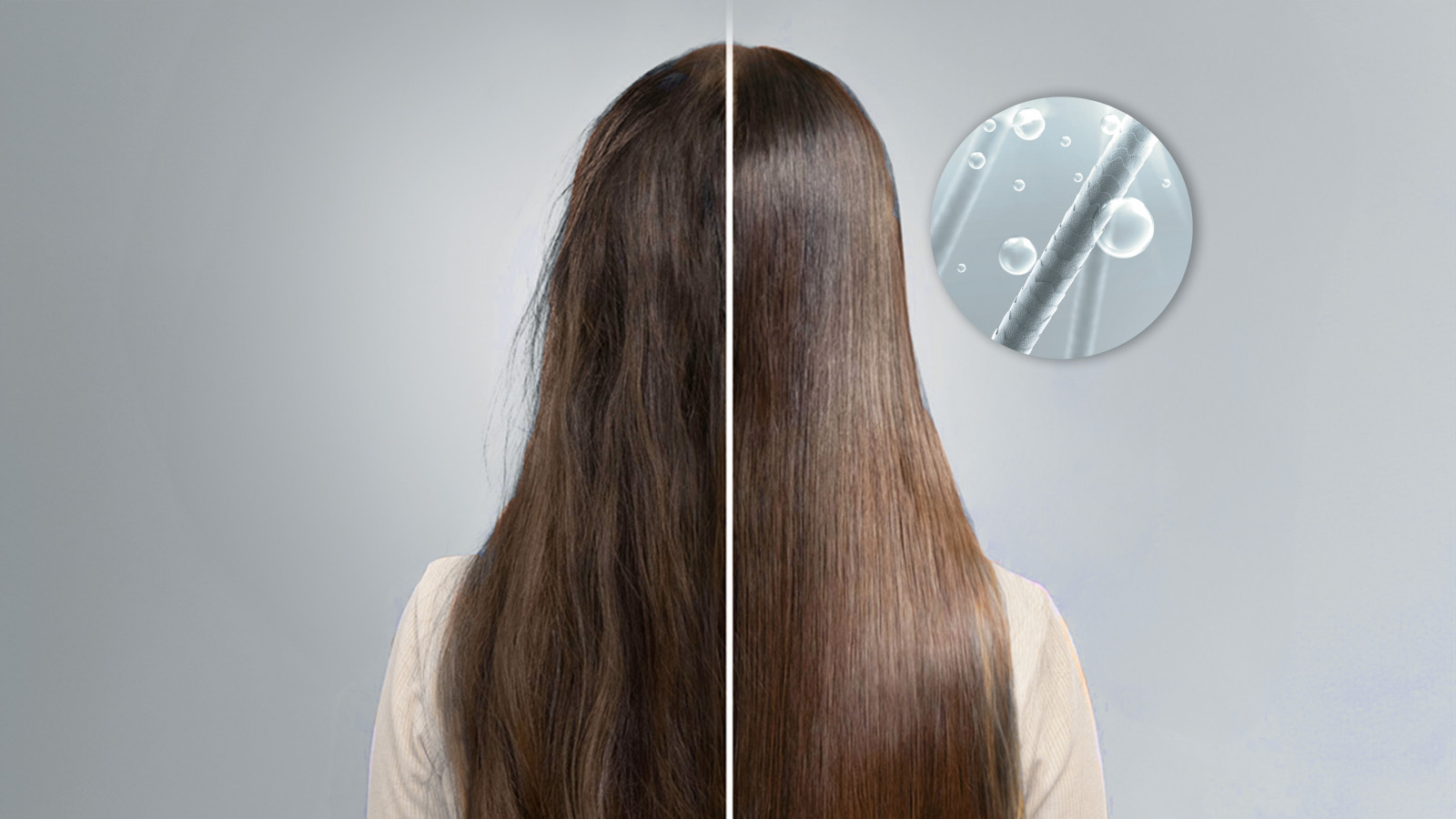 Ion Real: los iones del secador actúan en el cabello para dejarlo mucho más brillante e hidratado y potencian el antiencrespamiento natural.