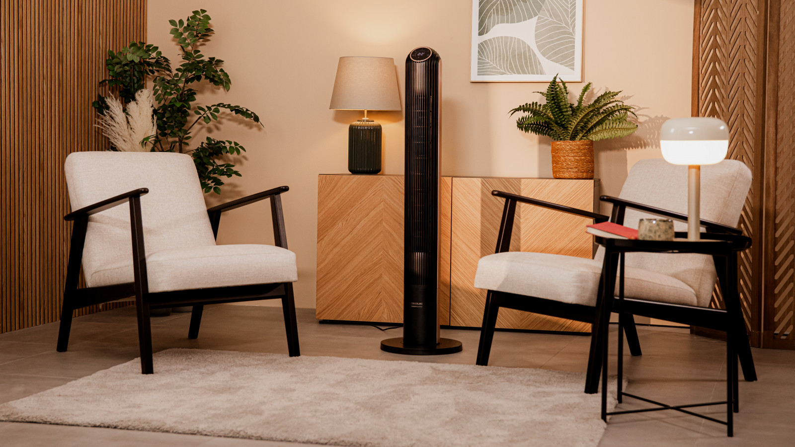 45 W de potencia: facilita la ventilación de la estancia en la que se sitúe el ventilador de manera instantánea y eficaz.