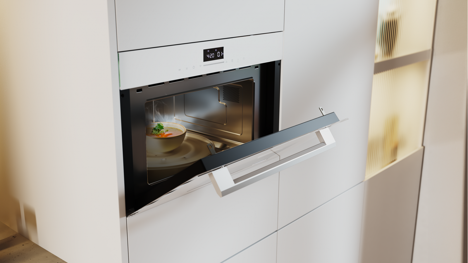 Modo Grill. Cocina, dora o gratina con su resistencia superior y consigue cocciones homogéneas y resultados crujientes. Modo Defrost. Descongela rápidamente todos tus alimentos para cocinar al instante, ahorrando tiempo y ganando calidad de vida.