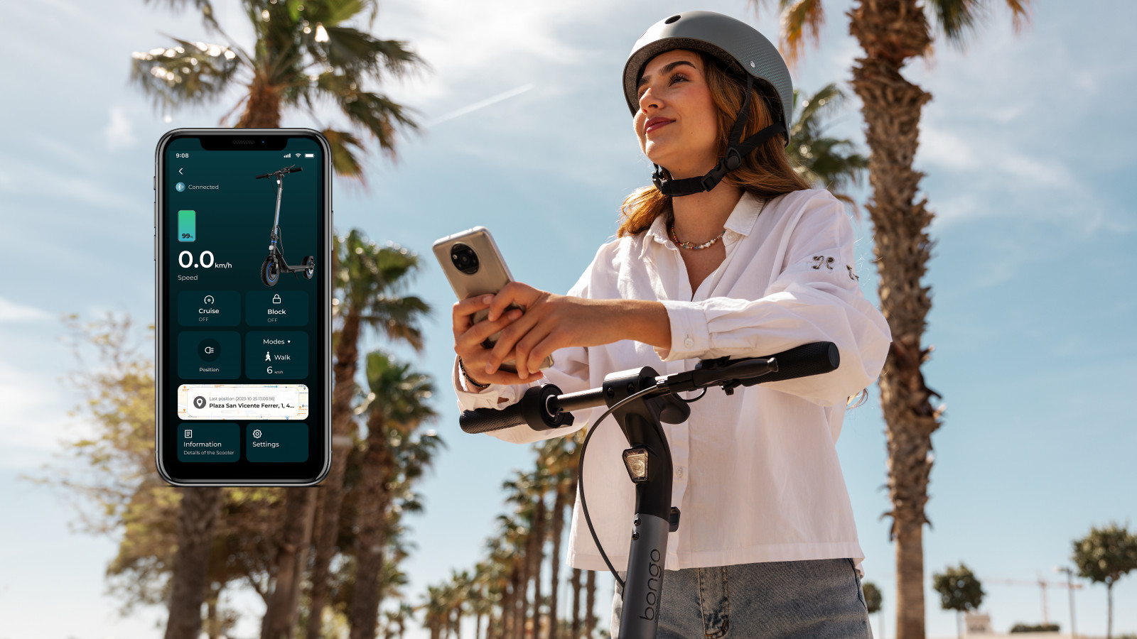 Normativa de circulación: cumple con todos los requisitos de la nueva normativa española de circulación. Control APP: controla las funcionalidades de tu patinete desde tu smartphone. (2 años gratis)