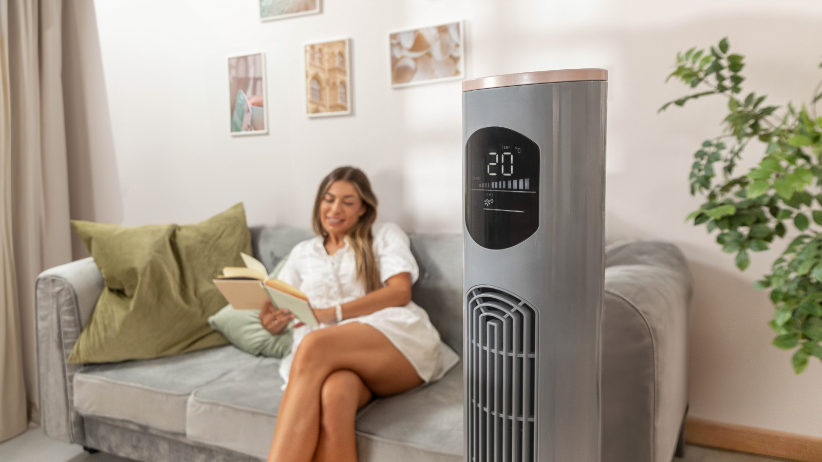 Mando a distancia: permite controlar todas sus funciones  cómodamente sin tener que acercarse al ventilador.