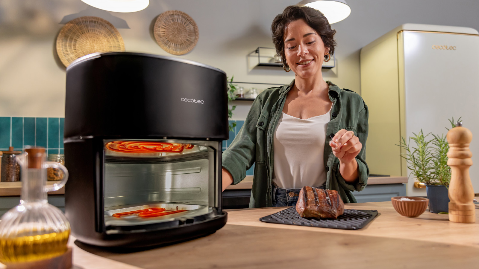 Marca tus carnes con la placa Grillin Style y consigue el punto perfecto en tus cortes de carne favoritos.