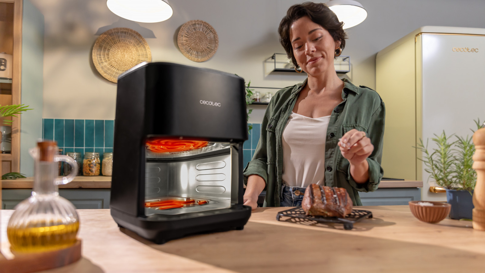 Marca tus carnes con la placa Grillin Style y consigue el punto perfecto en tus cortes de carne favoritos.