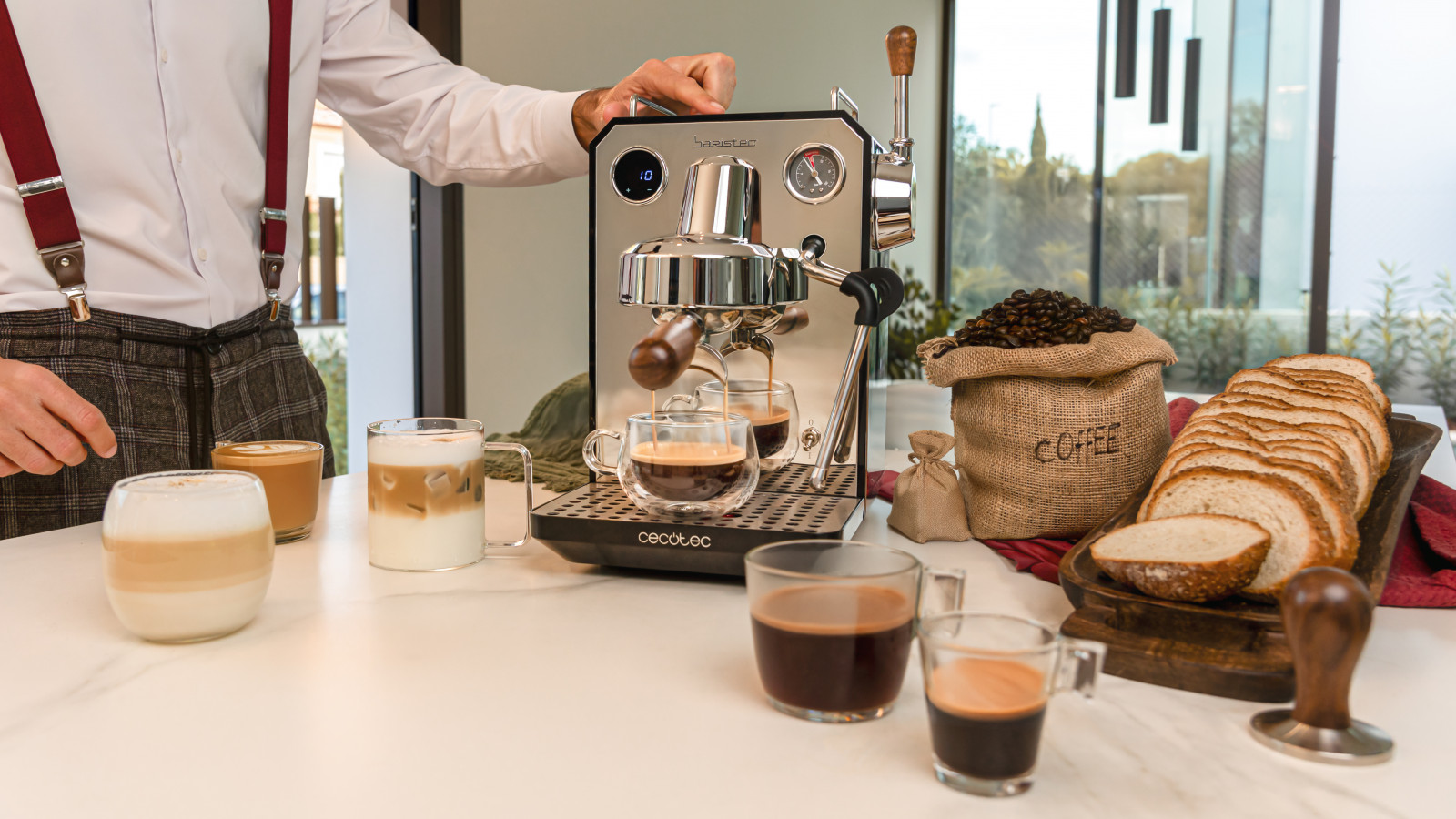 Selecciona con precisión la temperatura de la pre-infunsión. Control PID permite elegir la temperatura del preinfusionado para conseguir una extracción a medida según la variedad del grano de café. Preparación rápida con la temperatura perfecta. El sistema Thermoblock garantiza que la temperatura se mantenga en su intervalo óptimo preparar cada café con las mejores condiciones.