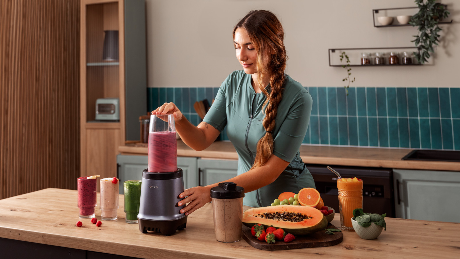 Batidora nutriblender, para manten todas las propiedades de tus alimentos.