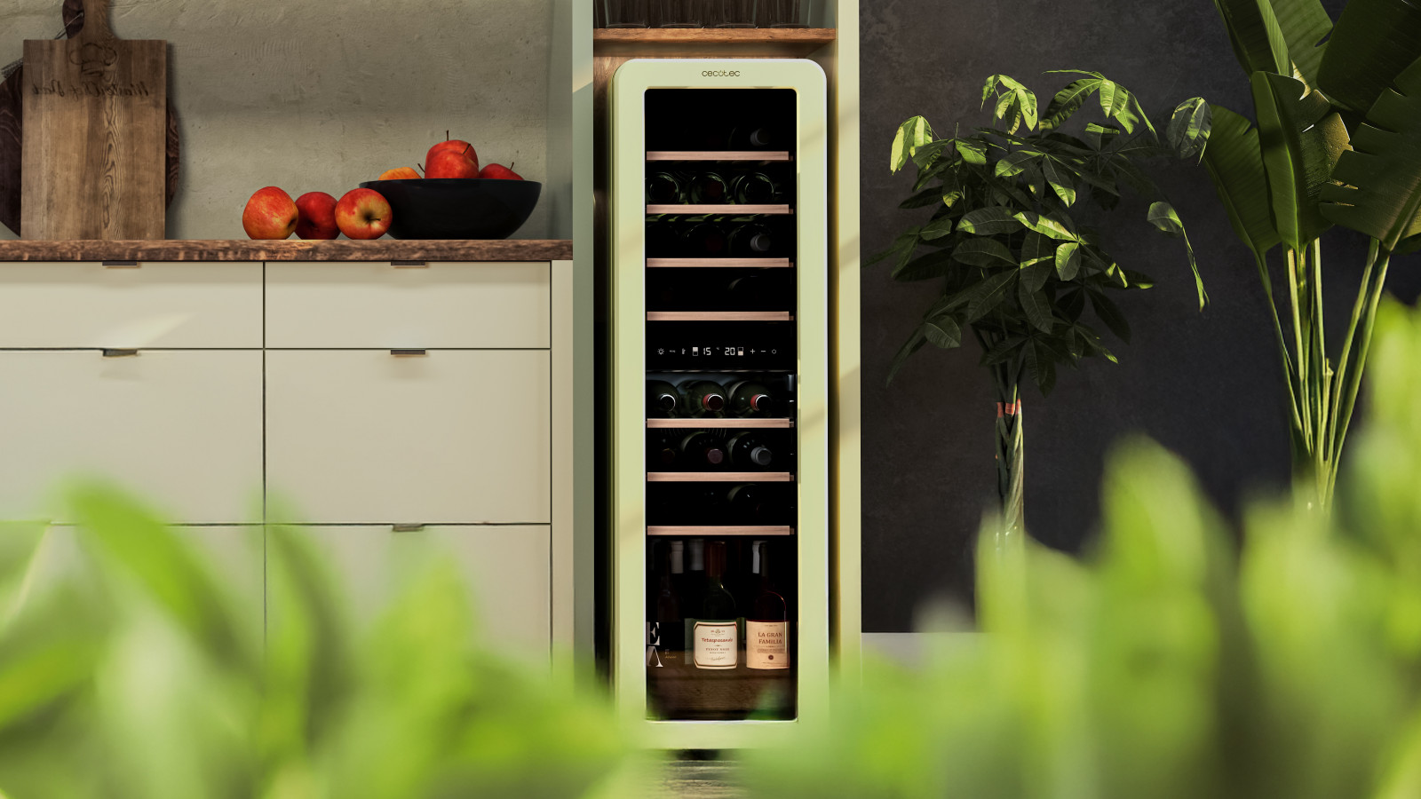 Ajustes de temperatura: de 5ºC a 20ºC para que todo tipo de vino está perfectamente conservado.